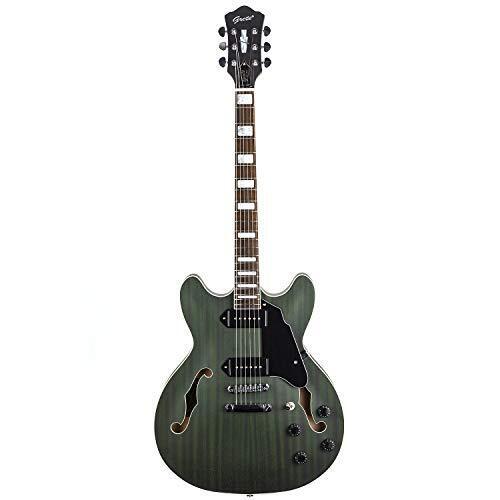 GROTE Electric Guitar Semi-Hollow Body Guitar matte finished P90