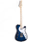 Grote Electric Guitar Semi-Hollow Body Single F-Hole Printed Tele Style Guitar