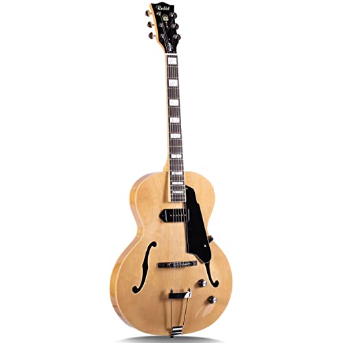 Redid RZT-22 Electric Guitar Classic Thinline Semi-Hollow-body Archtop P-90 single-coil pickup