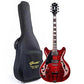 Grote Jazz Left-Handed Electric Guitar Semi-Hollow Body With GigBag