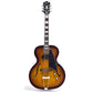 GROTE Jazz Electric Guitar Hollow Body Chrome Hardware (Vintage Sunburst)