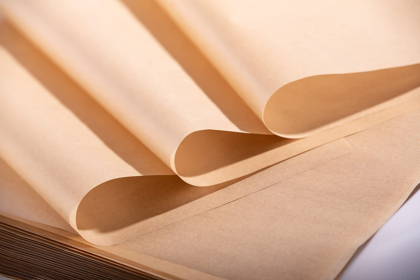 Volgoa Pre-cut Parchment Paper Sheets, Non-Stick Unbleached Baking Parchment for Smaller Baking Sheets