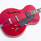 GROTE Jazz Electric Guitar Hollow Body Chrome Hardware (Red)