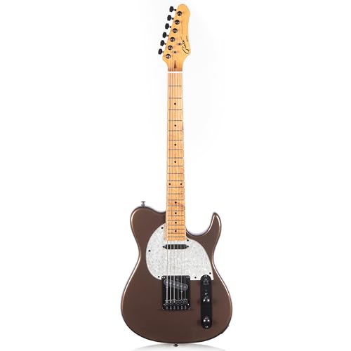 Grote Solid Electric Guitar GTLM-4 Metallic Finish Basswood Body Maple Neck Maple Fretboard