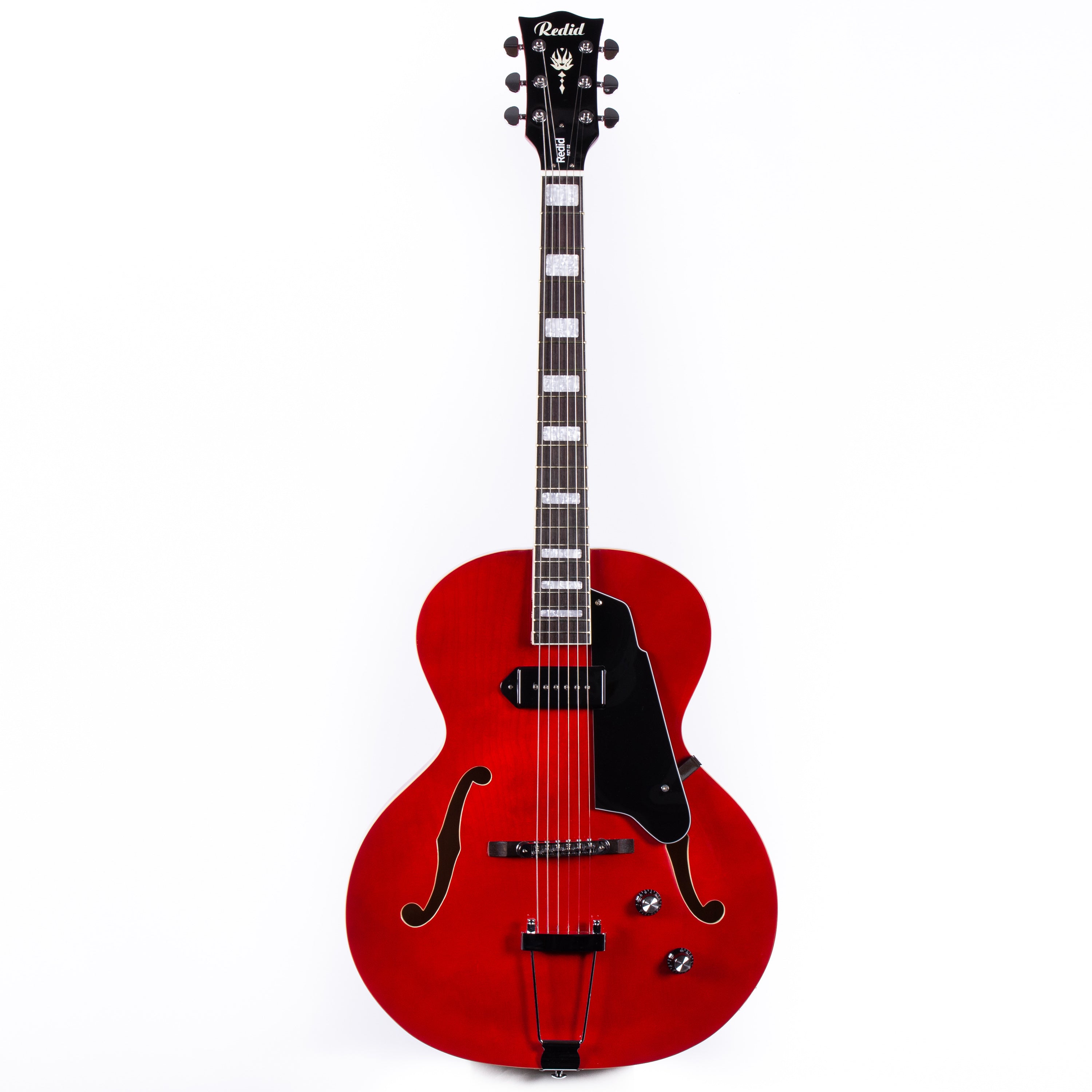 Redid RZT-22 Electric Guitar Classic Thinline Semi-Hollow-body Archtop P-90  single-coil pickup